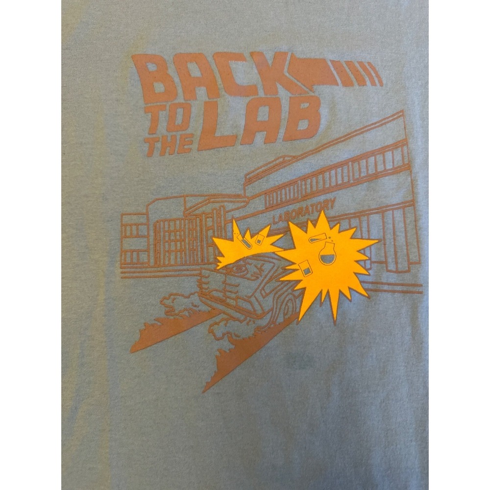 Back To The Lab Graphic Tee Shirt S Cotton/Polyester - Picture 2 of 5